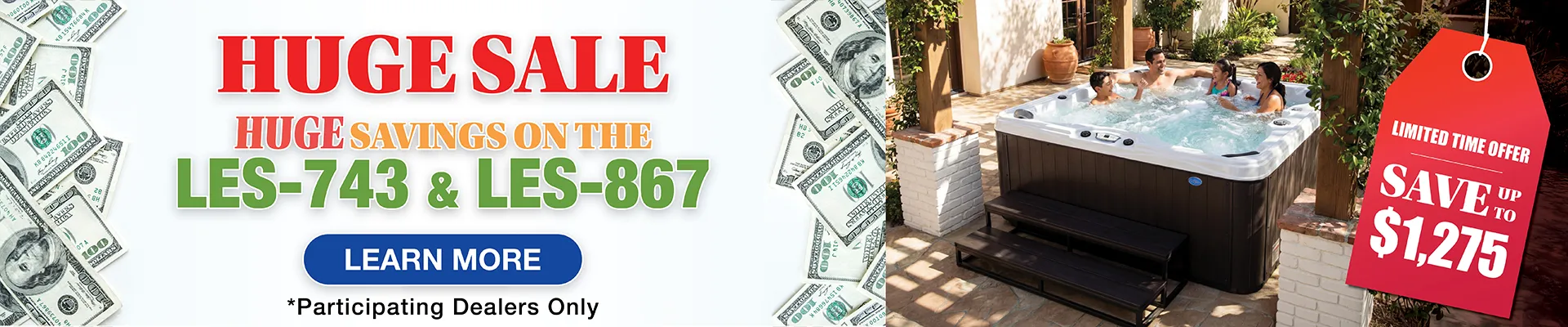 Calspas hot tub being used in a family setting - Knoxville